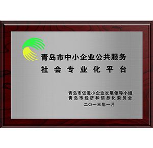 青島市中小企業公共服務社會專業化平臺